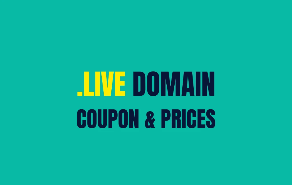 .live Domain Coupon and Prices at Spaceship