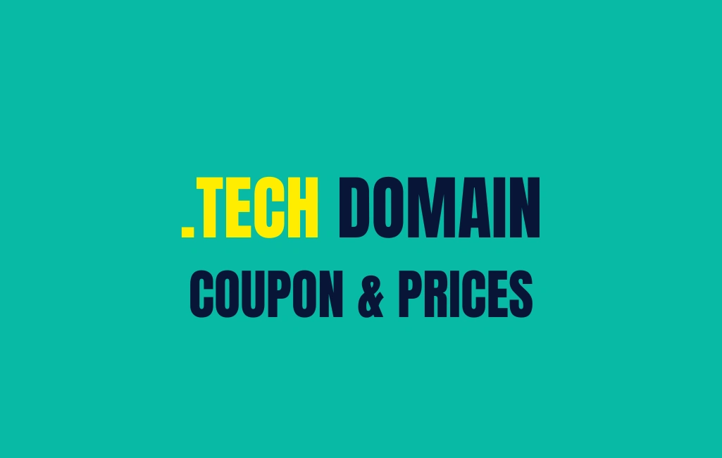 .tech Domain Coupon and Prices at Spaceship